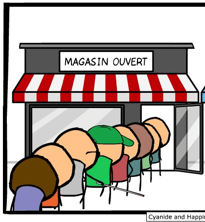 ouvert fermer image