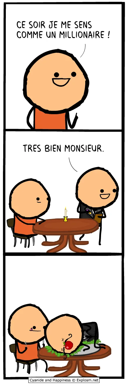 millionaire repas cyanide