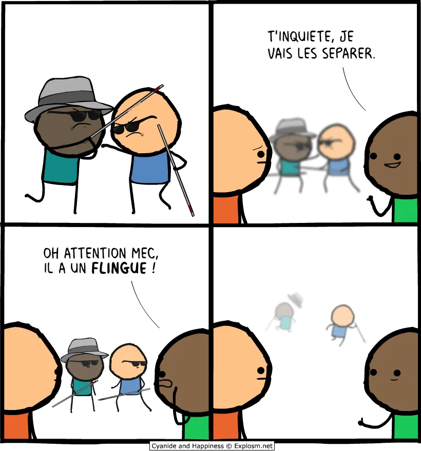 aveugle bagarre cyanide