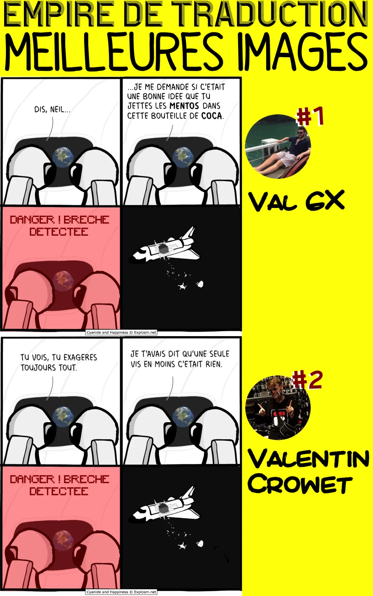 astronaute espace cyanide