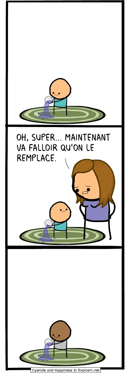 remplacer gosse cyanide