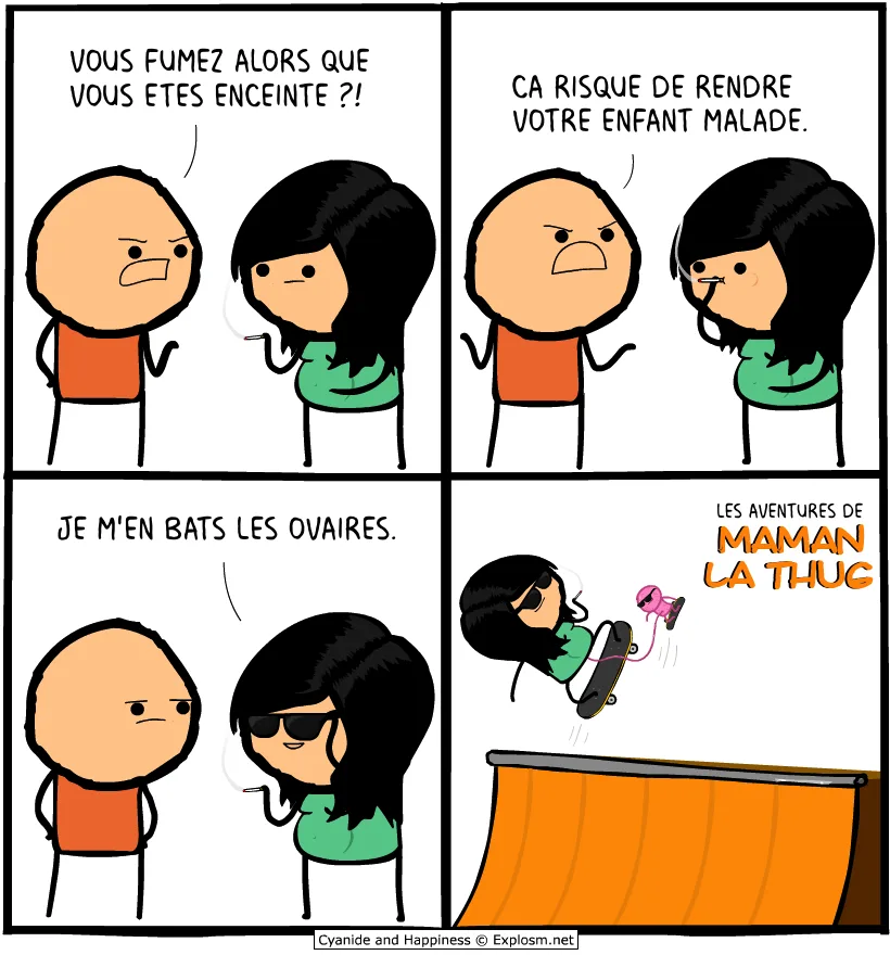 maman fumer cyanide