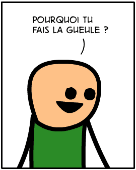 sourire bleu image