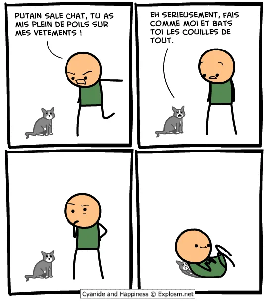 chat battre cyanide
