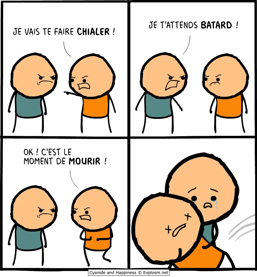 mourir pleure cyanide