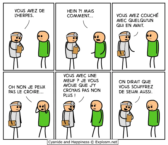 herpes meuf cyanide