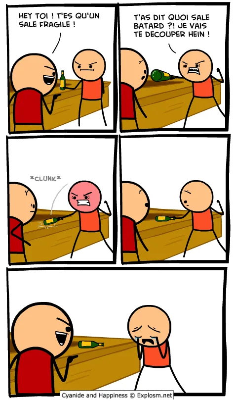 verre fragile cyanide