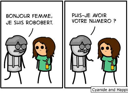 robot femme image