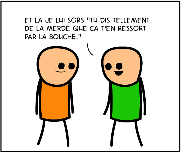 merde bouche image