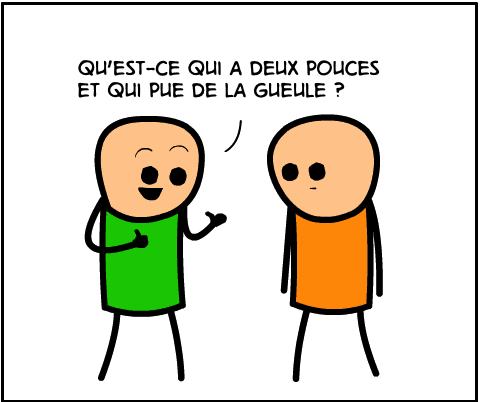 pouce faux image