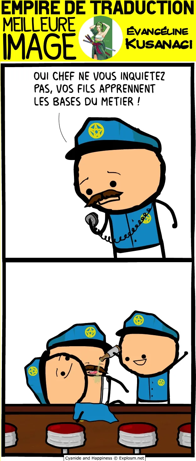police métier cyanide