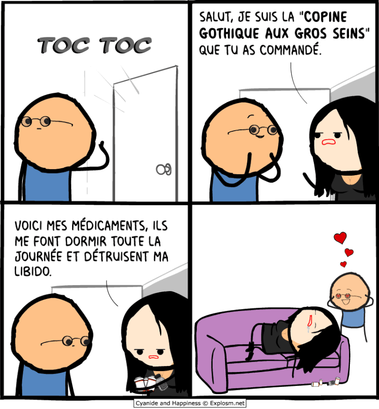 gothique copine cyanide