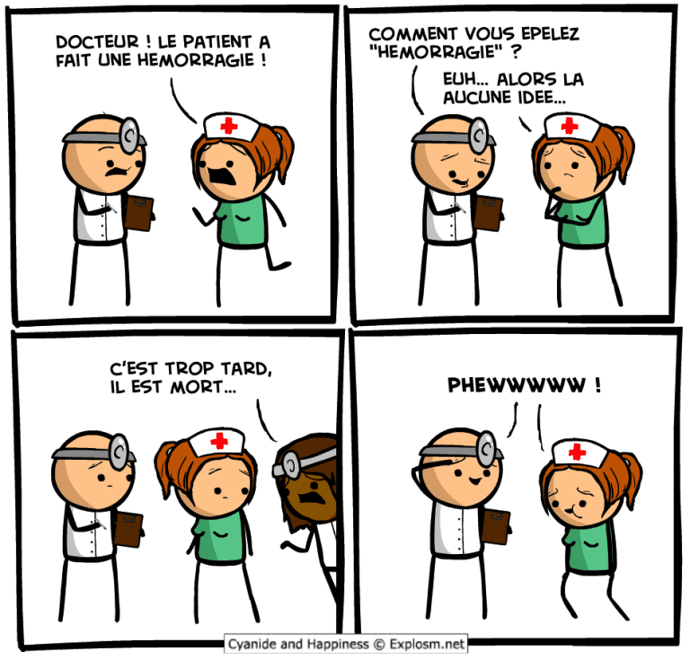 patient hémorragie cyanide