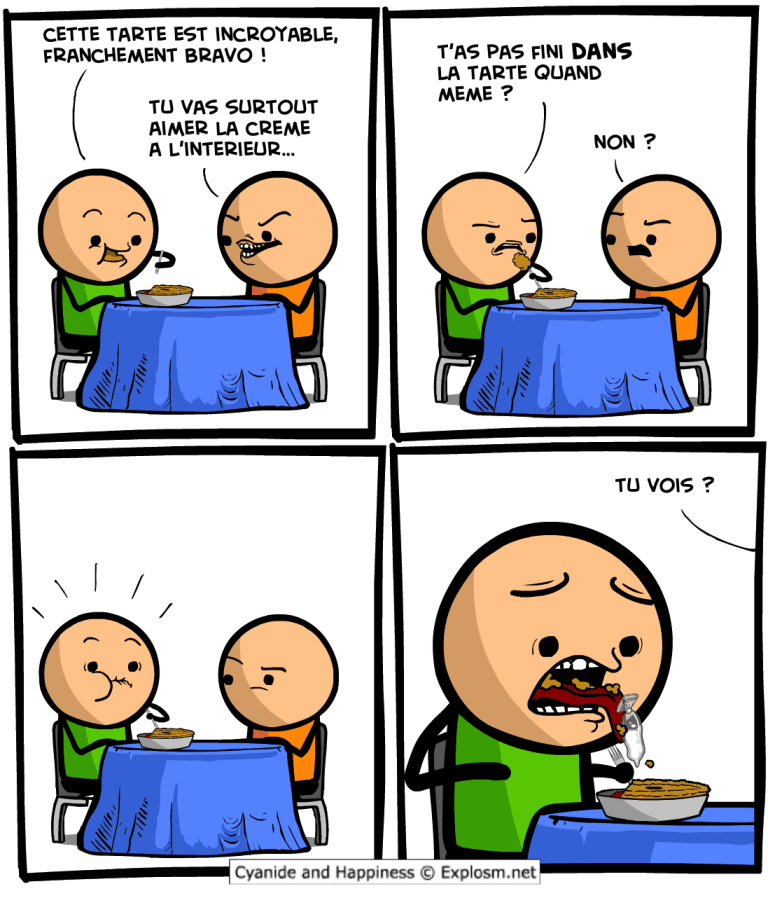 sperme tarte cyanide