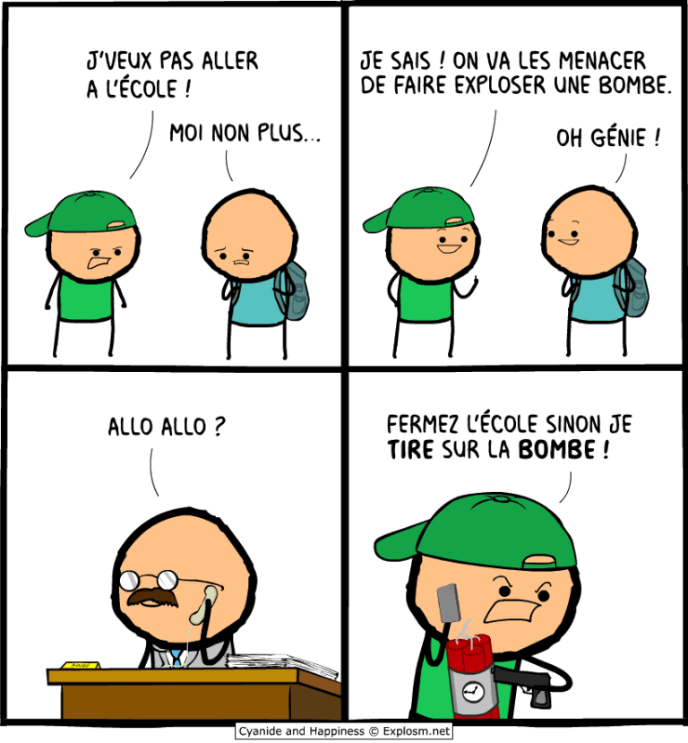 menace bombe cyanide