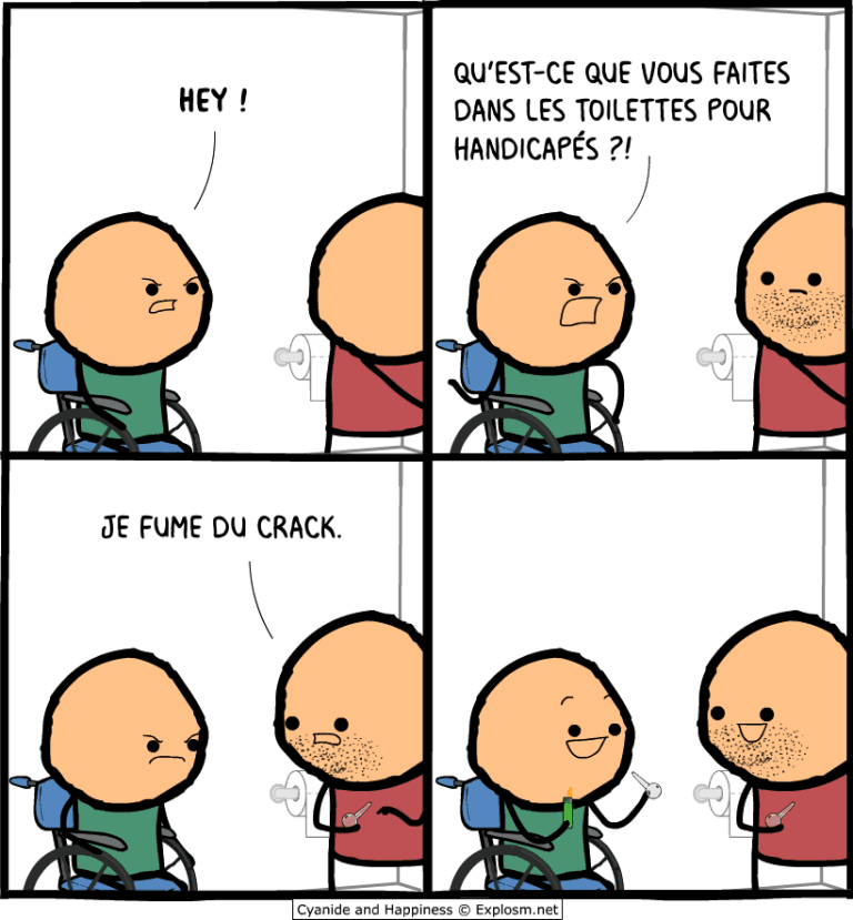handicapé toilettes cyanide