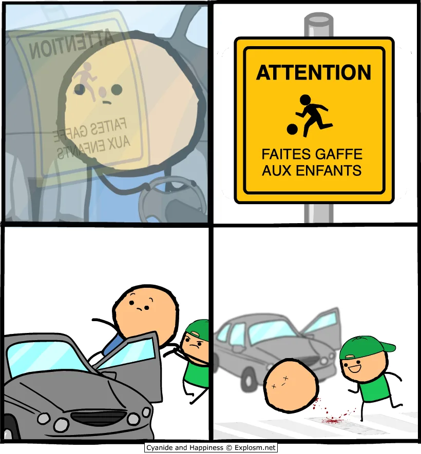 panneau enfants cyanide