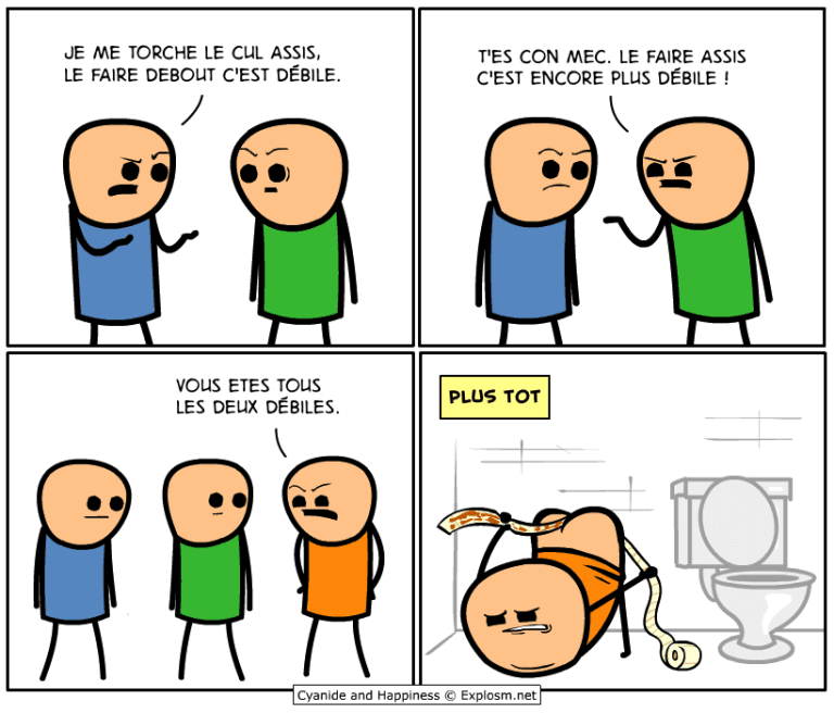 caca debout cyanide