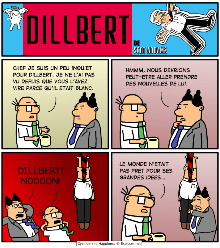 dillbert suicide cyanide