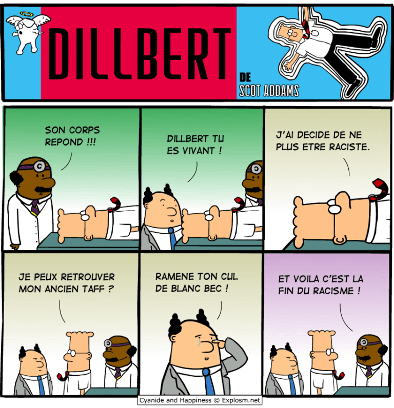 dillbert racisme cyanide