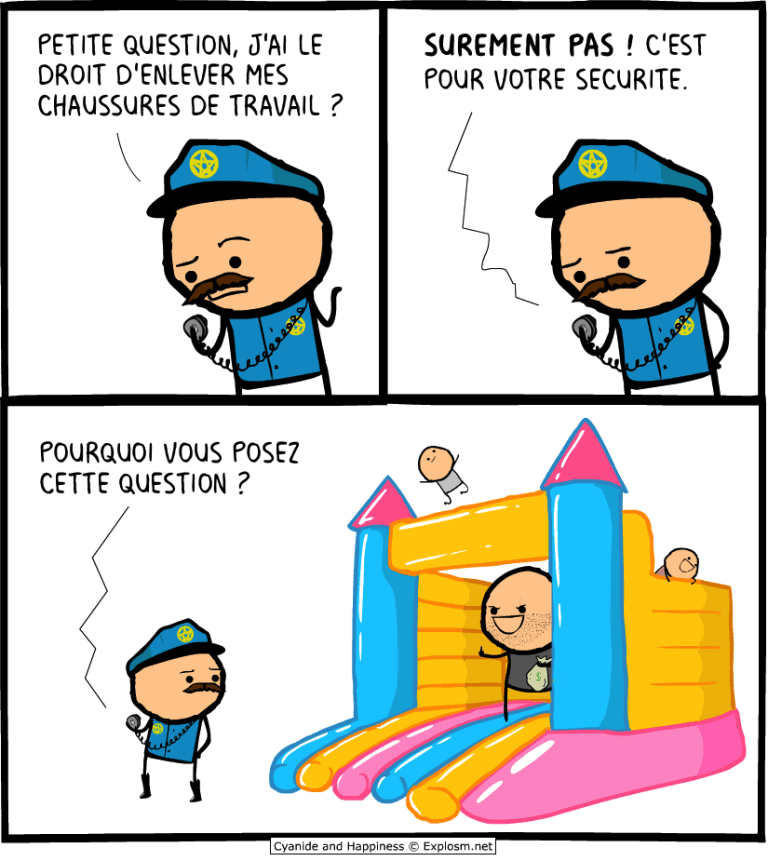 police chaussure cyanide