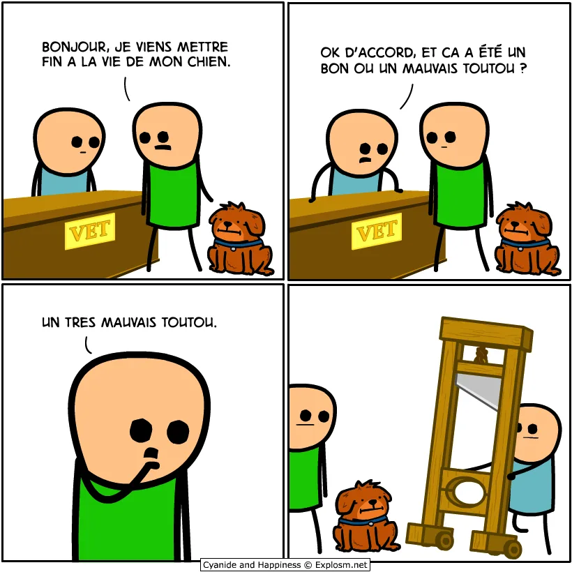 chien mort cyanide