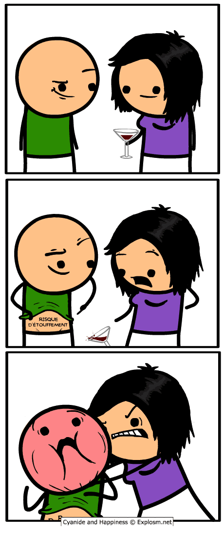 étouffer meuf cyanide