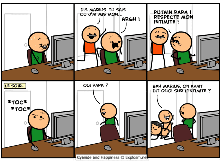 intimité papa cyanide