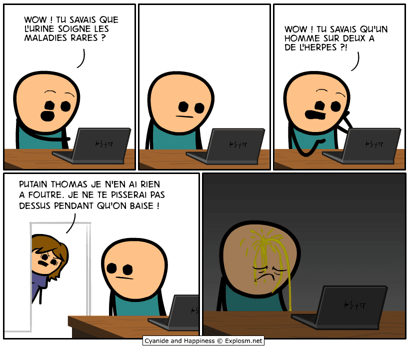 pisser femme cyanide