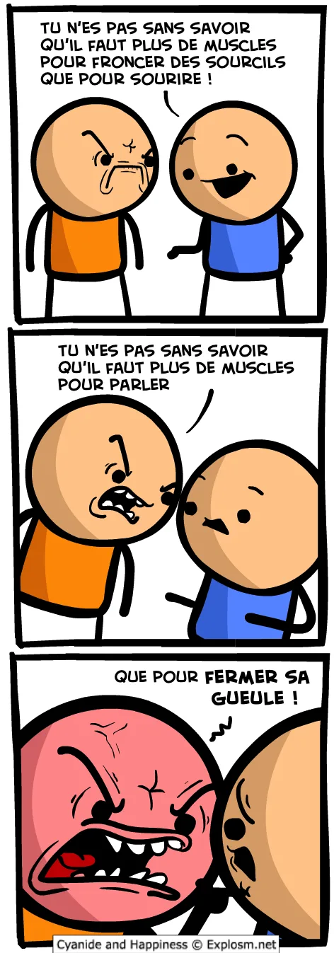 sourcils colère cyanide