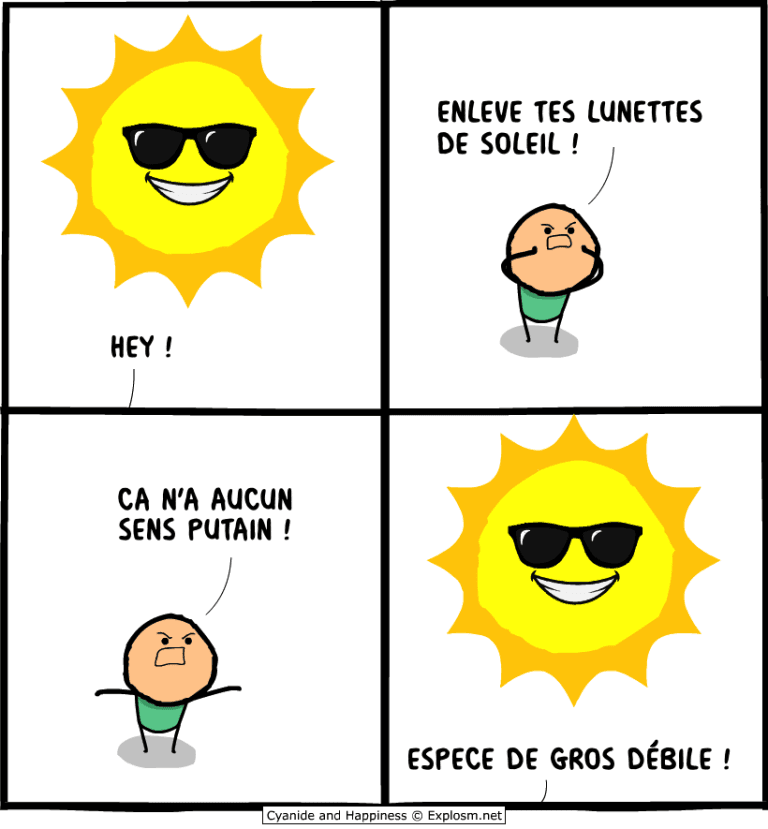 soleil lunettes cyanide