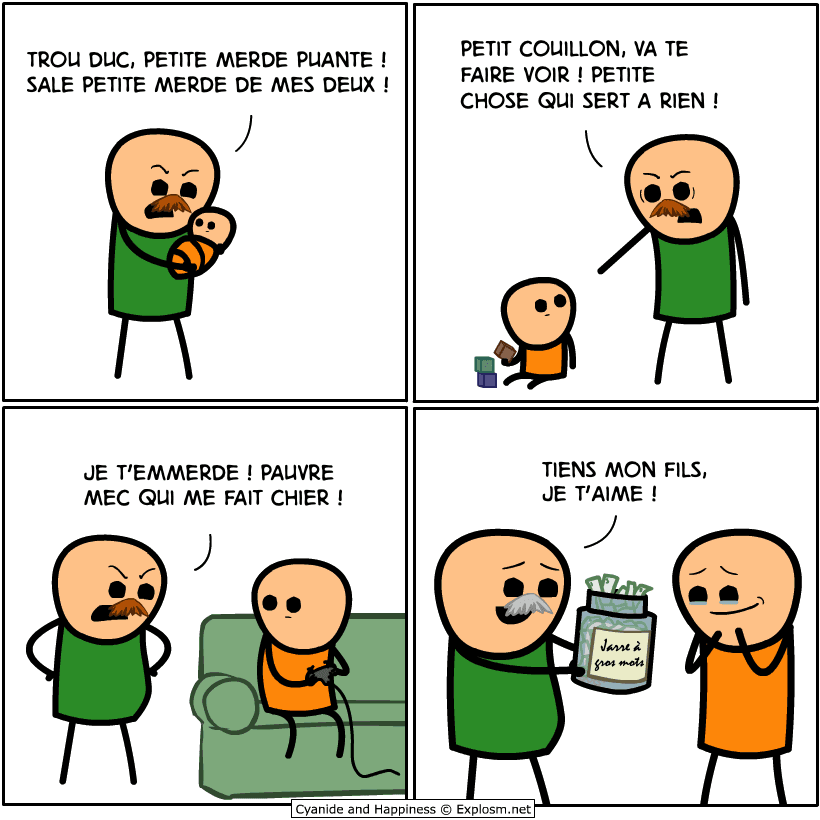 insultes papa cyanide