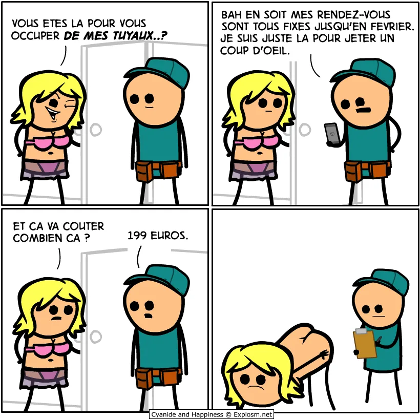 tuyaux plombier cyanide