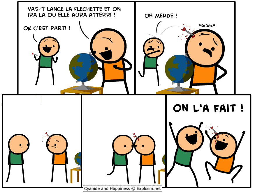 fléchettes jeter cyanide