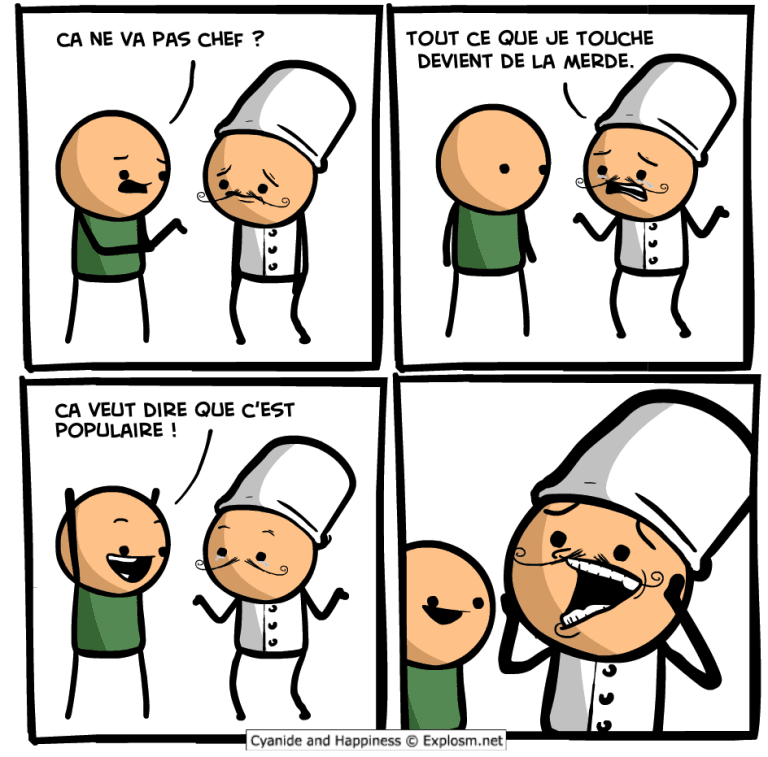 chef merde cyanide