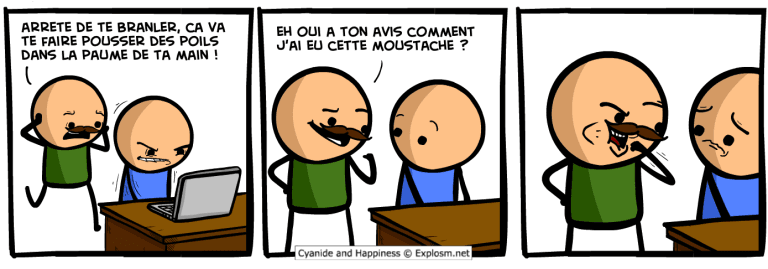 moustache pousser cyanide