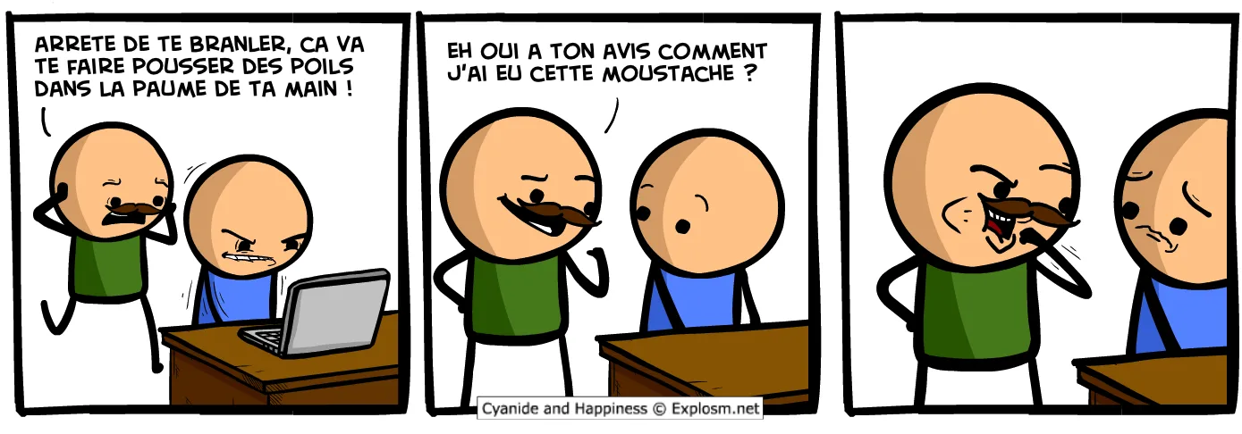 moustache pousser cyanide