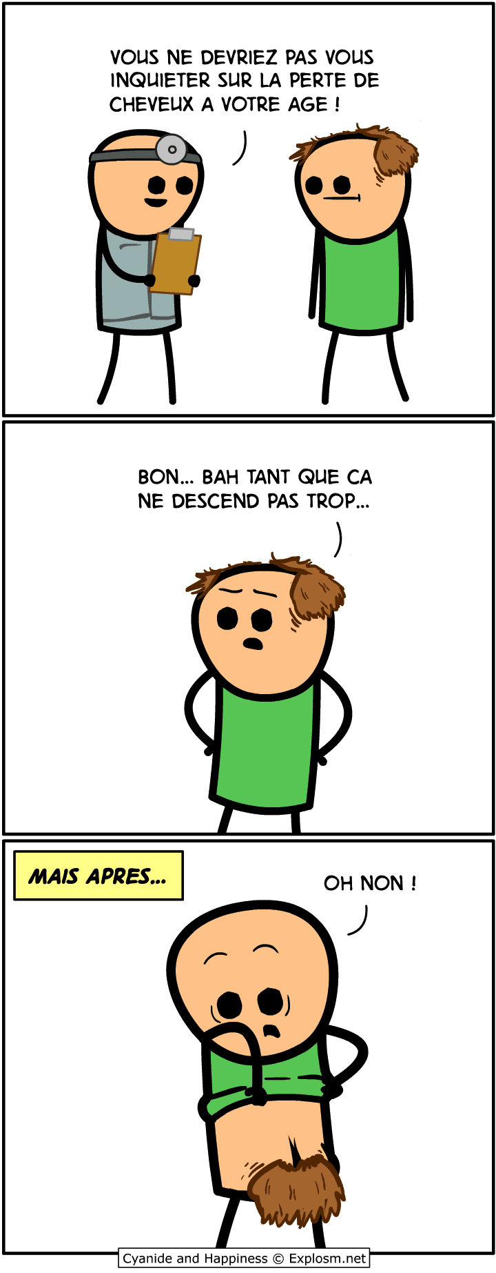 poils tête cyanide