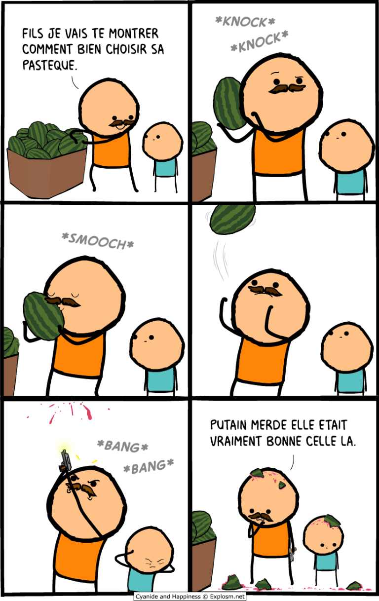 pastèque tirer cyanide