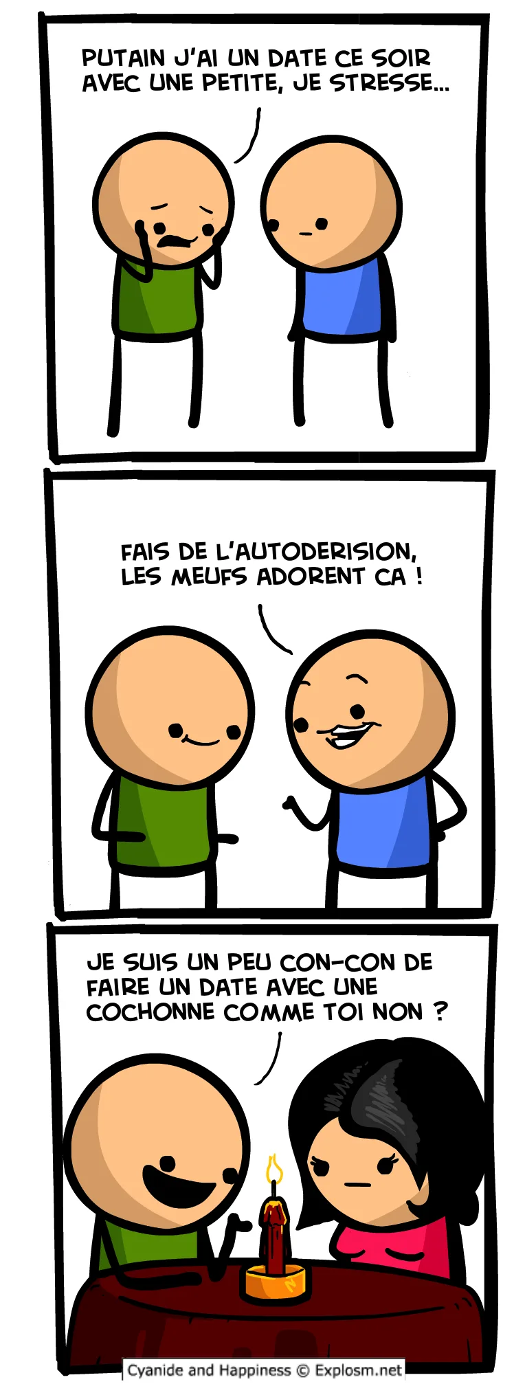auto dérision cyanide