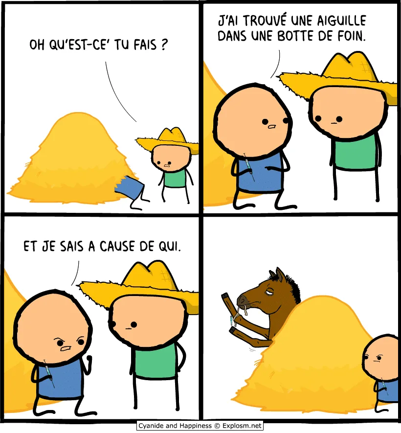 botte foin cyanide