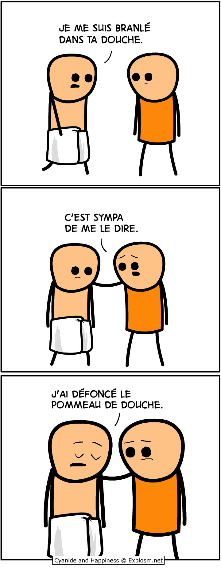 douche honnête cyanide