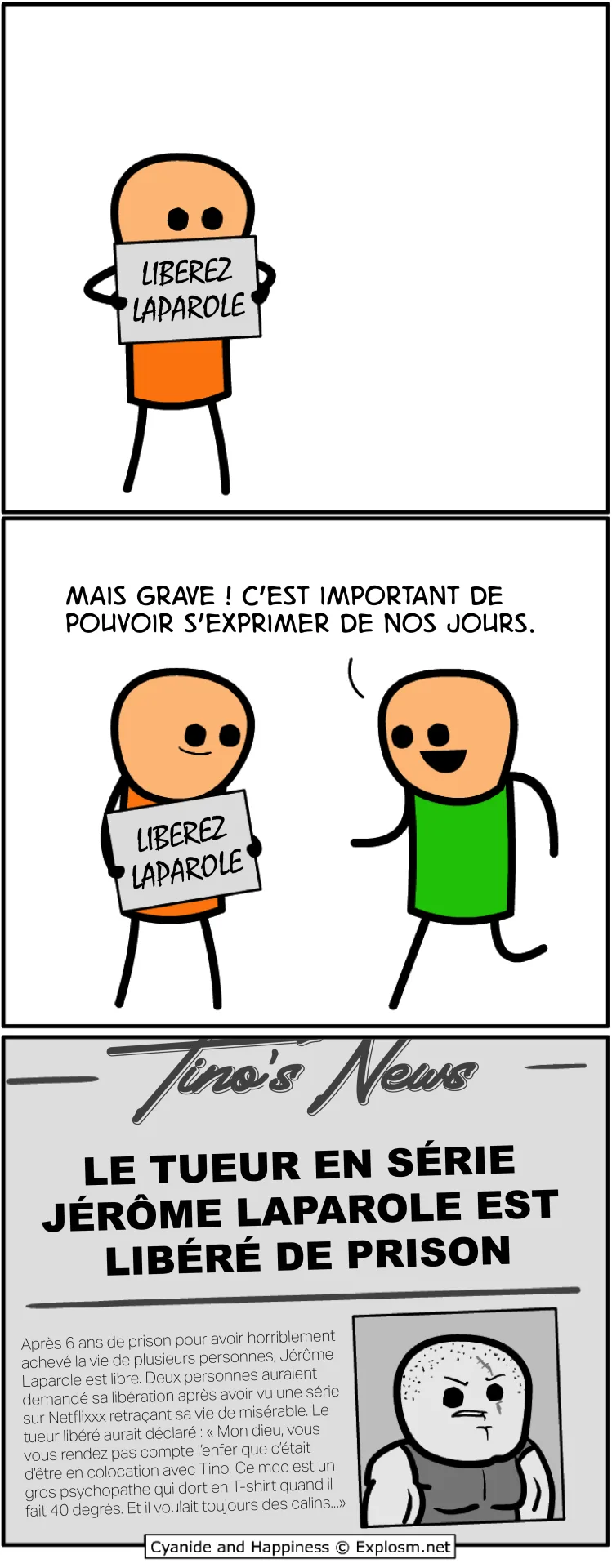 libérer parole cyanide