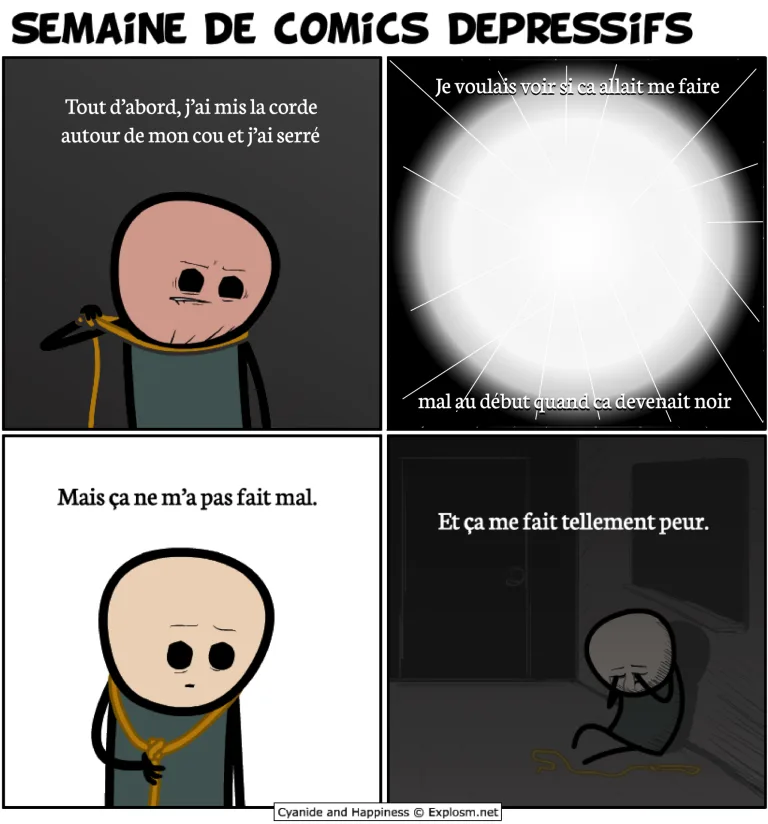 dépression corde cyanide