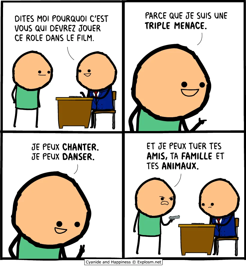 entretien menace cyanide