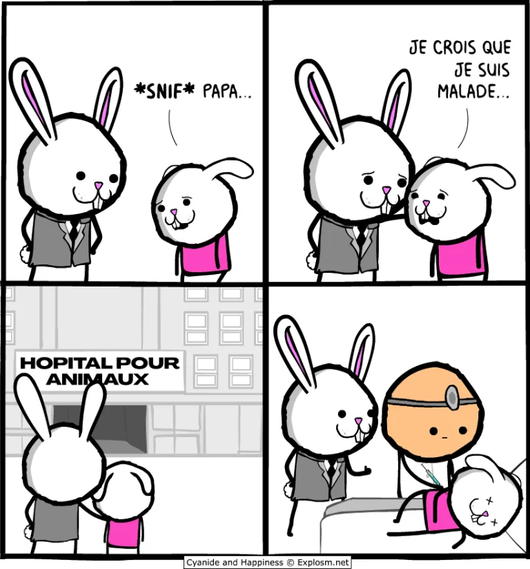 lapin hôpital cyanide