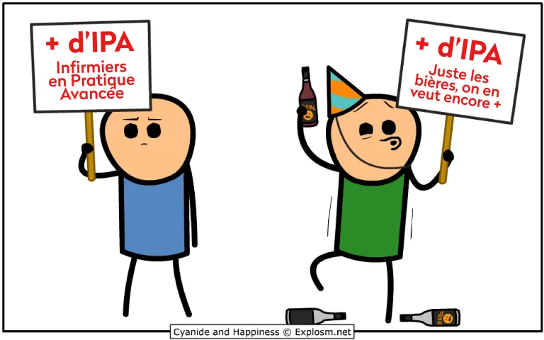 bière manif cyanide