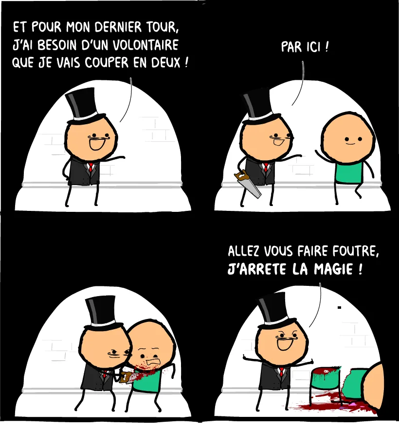 magicien menteur cyanide