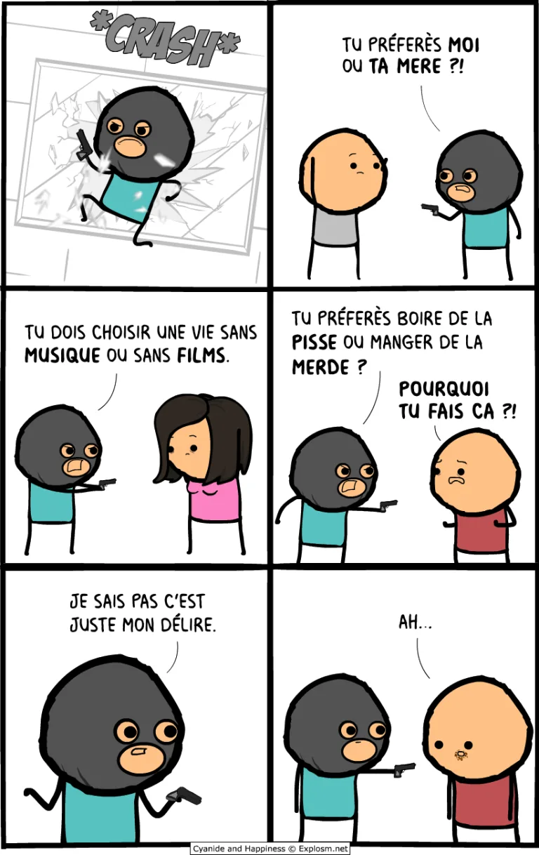merde ou cyanide
