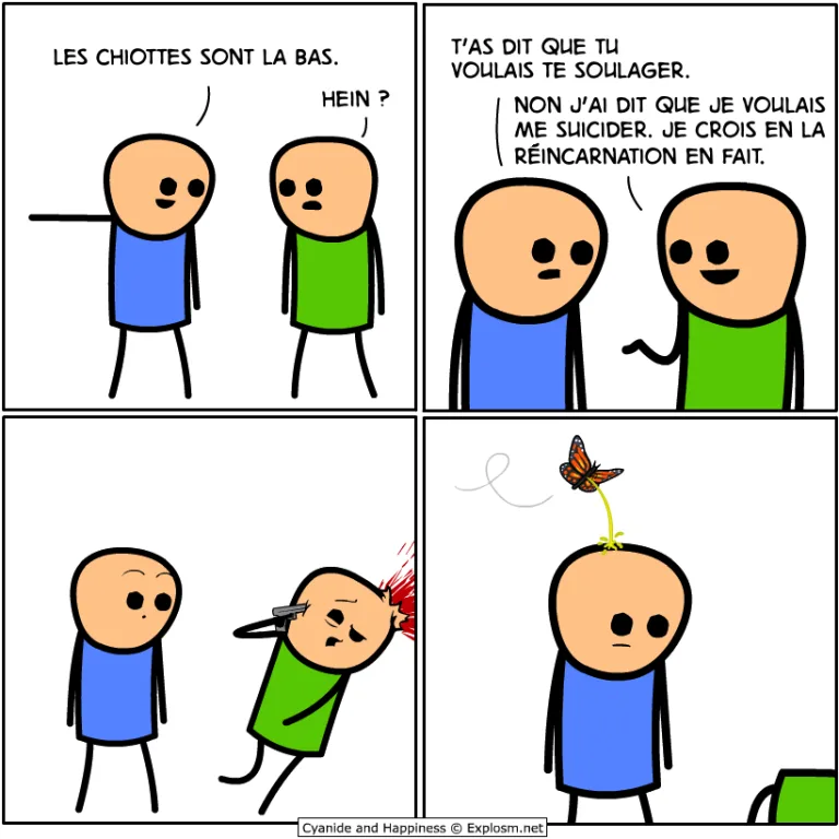 pisser papillon cyanide